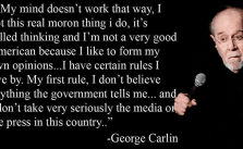 George Carlin Mind Quotes