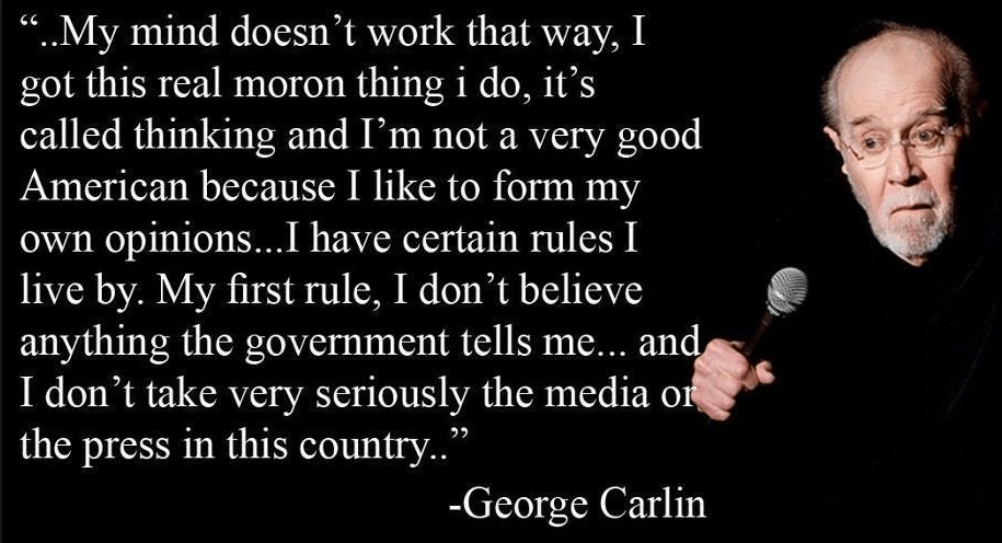 George Carlin Mind Quotes