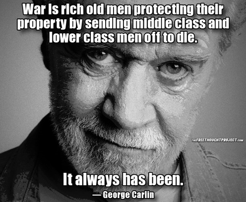 George Carlin War Quotes