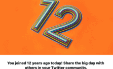 12 Year Twitter Anniversary